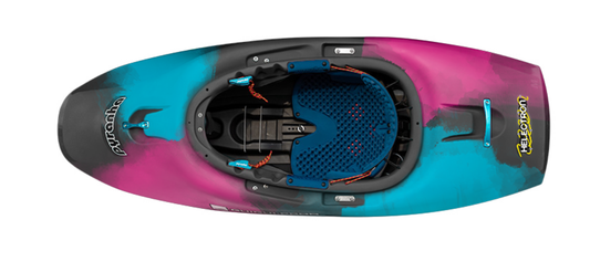 Custom Coloured Pyranha Helectron Medium Black/Fuchsia/Teal